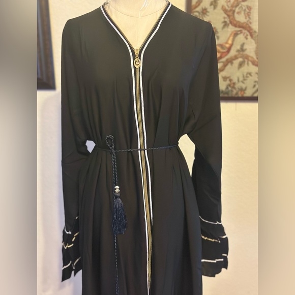 Abaya Kaftan Maxi Dress Size M/L. Length 60 - Picture 4 of 4
